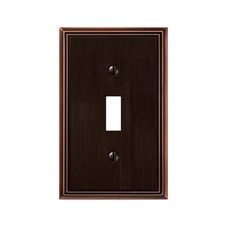 Wormhole Wallplate Metro 1 Toggle Aged Bronze WO3314770